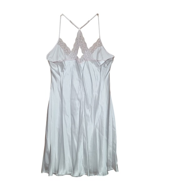 Linea Donatella Mrs Wrap Robe Babydoll ChemiseNightgown Set Sexy Romantic M Soft - Picture 8 of 16